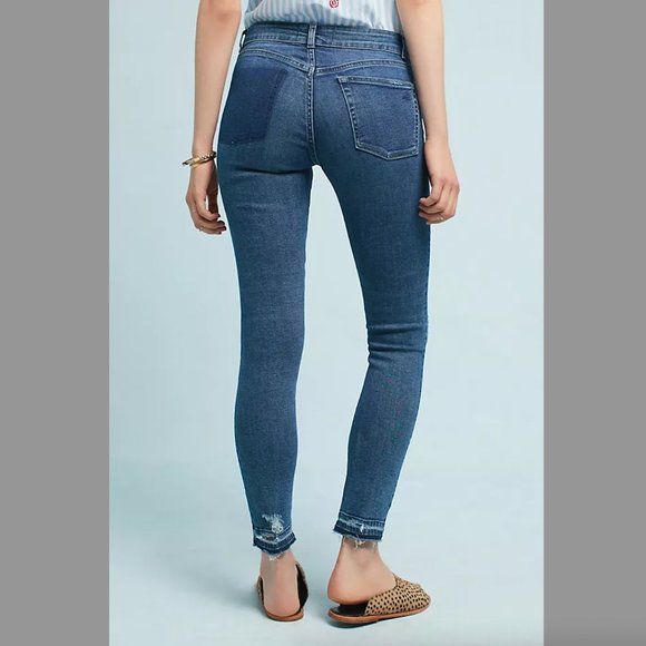 DL1961 Margaux Instasculpt Cracked Ankle Skinny Jeans Size 26 - Picture 3 of 8
